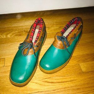 Shoes, cozy.  Green Duck St Patrick .